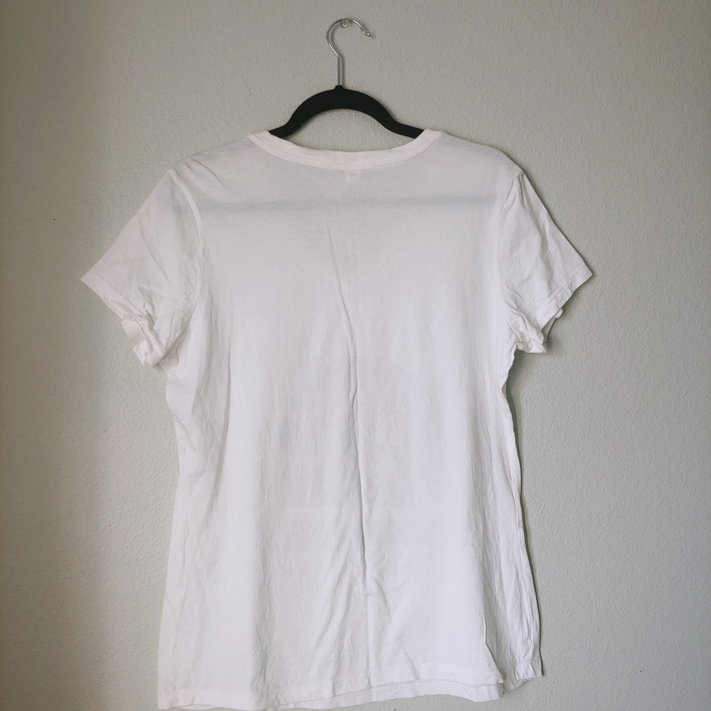 Funny V-Neck Shortsleeved Tee Shirt - Picture 4 of 8